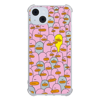 Чехол Pump UA Transparency Case for iPhone 15 Pink ducks - цена, характеристики, отзывы, рассрочка, фото 1