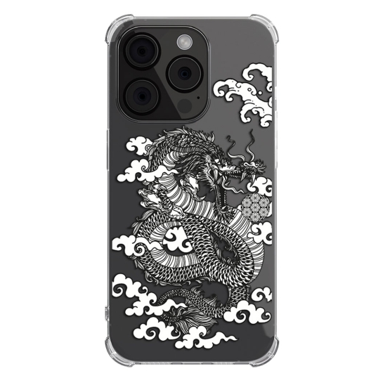 Чохол Pump UA Transparency Case for iPhone 15 Pro Dragon - цена, характеристики, отзывы, рассрочка, фото 1