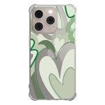 Чохол Pump UA Transparency Case for iPhone 15 Pro Green hearts