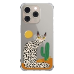 Чехол Pump UA Transparency Case for iPhone 15 Pro Leopard kaktus