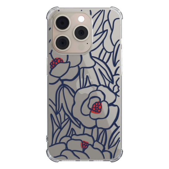 Чохол Pump UA Transparency Case for iPhone 15 Pro Outline flowers - ціна, характеристики, відгуки, розстрочка, фото 1