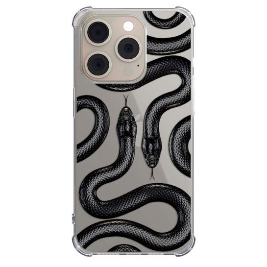 Чохол Pump UA Transparency Case for iPhone 15 Pro Max Black Snake - ціна, характеристики, відгуки, розстрочка, фото 1