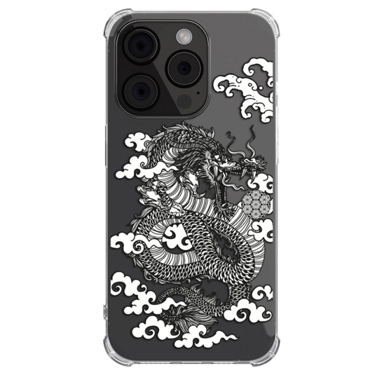 Чохол Pump UA Transparency Case for iPhone 15 Pro Max Dragon - цена, характеристики, отзывы, рассрочка, фото 1