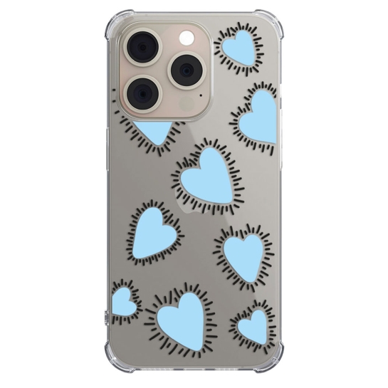 Чохол Pump UA Transparency Case for iPhone 15 Pro Max Prickly hearts - ціна, характеристики, відгуки, розстрочка, фото 1