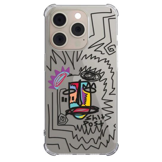 Чехол Pump UA Transparency Case for iPhone 15 Pro Max Shit post