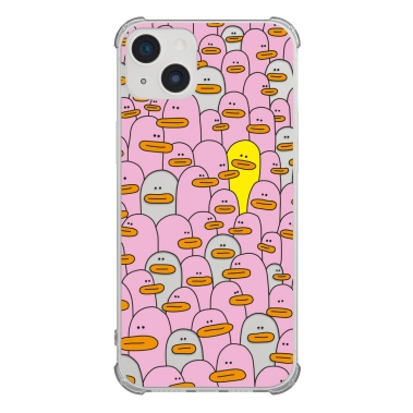 Чехол Pump UA Transparency Case for iPhone 14 Pink ducks - цена, характеристики, отзывы, рассрочка, фото 1