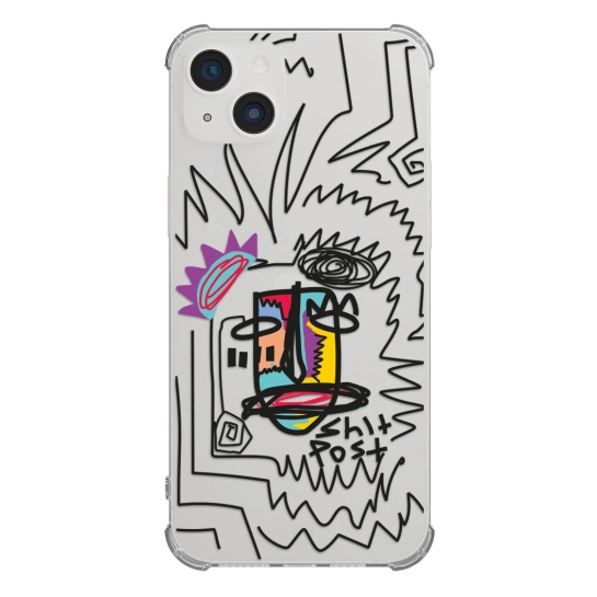 Чехол Pump UA Transparency Case for iPhone 14 Shit post