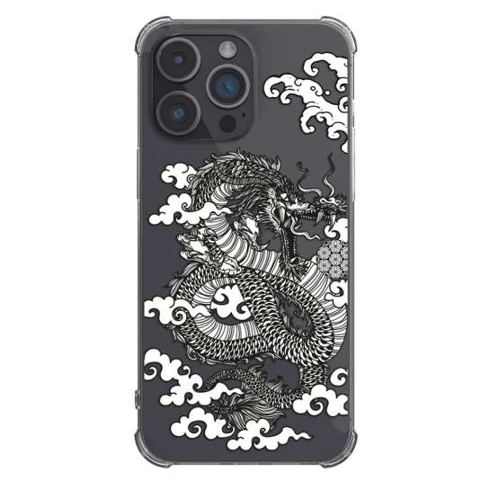 Чехол Pump UA Transparency Case for iPhone 14 Pro Dragon - цена, характеристики, отзывы, рассрочка, фото 1