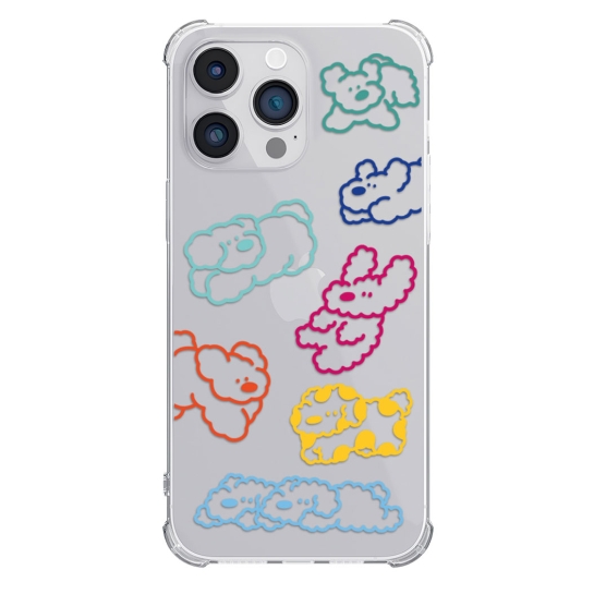 Чохол Pump UA Transparency Case for iPhone 14 Pro Cloudy dogs - ціна, характеристики, відгуки, розстрочка, фото 1