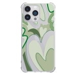 Чохол Pump UA Transparency Case for iPhone 14 Pro Green hearts