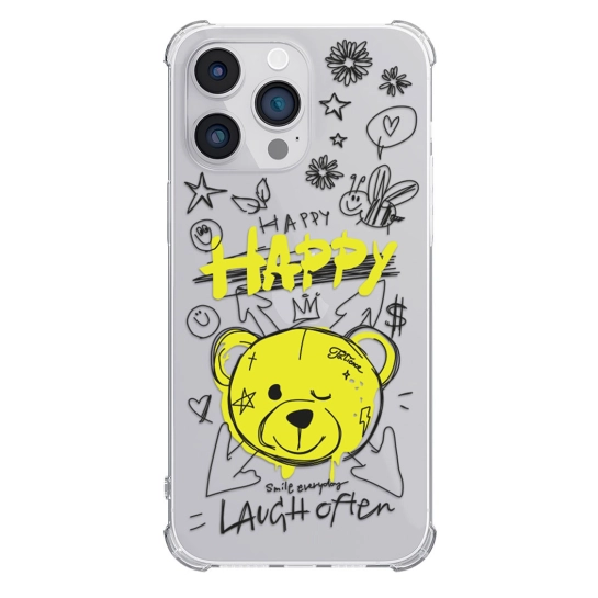 Чехол Pump UA Transparency Case for iPhone 14 Pro Happy vedmid