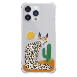 Чехол Pump UA Transparency Case for iPhone 14 Pro Leopard kaktus