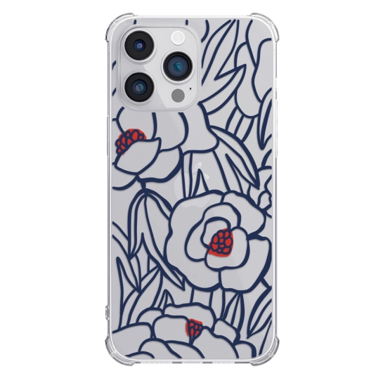 Чохол Pump UA Transparency Case for iPhone 14 Pro Outline flowers