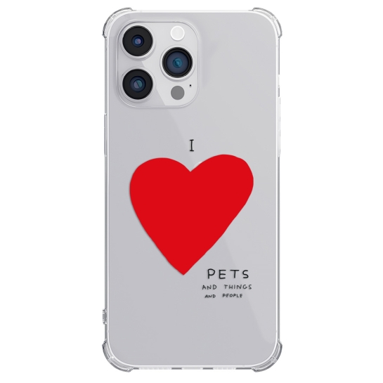 Чохол Pump UA Transparency Case for iPhone 14 Pro Max I Love Pets - ціна, характеристики, відгуки, розстрочка, фото 1