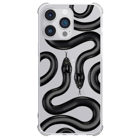 Чохол Pump UA Transparency Case for iPhone 14 Pro Max Black Snake