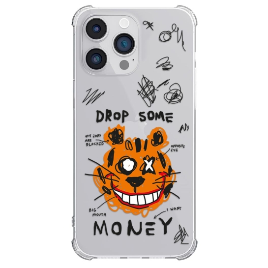 Чехол Pump UA Transparency Case for iPhone 14 Pro Max Drop some money - цена, характеристики, отзывы, рассрочка, фото 1