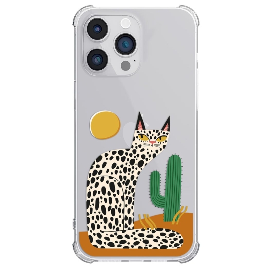 Чохол Pump UA Transparency Case for iPhone 14 Pro Max Leopard kaktus - цена, характеристики, отзывы, рассрочка, фото 1
