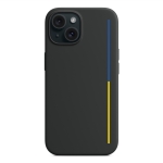 Чохол Pump Silicone Minimalistic Case with MagSafe for iPhone 15 Prapor Line Black