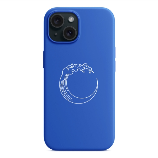 Чехол Pump Silicone Minimalistic Case with MagSafe for iPhone 15 Hvylia Blue - цена, характеристики, отзывы, рассрочка, фото 1