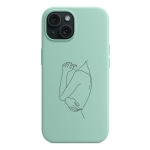 Чехол Pump Silicone Minimalistic Case with MagSafe for iPhone 15 Hola Green