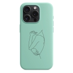 Чохол Pump Silicone Minimalistic Case with MagSafe for iPhone 15 Pro Hola Green