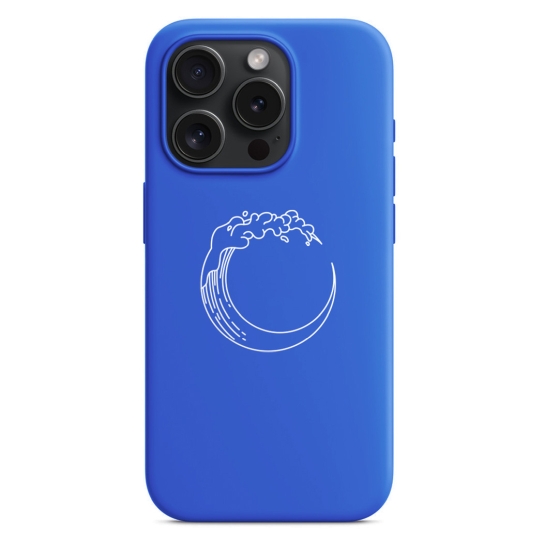 Чохол Pump Silicone Minimalistic Case with MagSafe for iPhone 15 Pro Hvylia Blue - цена, характеристики, отзывы, рассрочка, фото 1