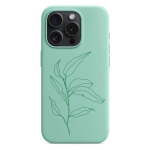 Чехол Pump Silicone Minimalistic Case with MagSafe for iPhone 15 Pro Lysttia Green