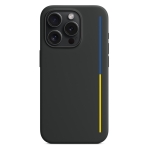 Чохол Pump Silicone Minimalistic Case with MagSafe for iPhone 15 Pro Prapor Line Black