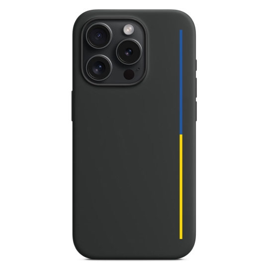 Чехол Pump Silicone Minimalistic Case with MagSafe for iPhone 15 Pro Prapor Line Black - цена, характеристики, отзывы, рассрочка, фото 1