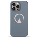 Чехол Pump Silicone Minimalistic Case with MagSafe for iPhone 15 Pro Max Dzen Grey