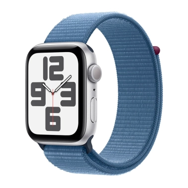 Б/У Смарт-годинник Apple Watch SE 2 2023 44mm Silver Aluminum Case with Winter Blue Sport Loop (Ідеальний) - цена, характеристики, отзывы, рассрочка, фото 1