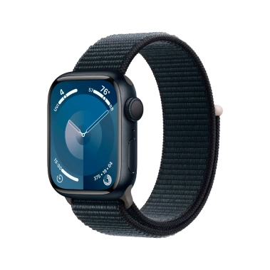 Б/У Смарт-годинник Apple Watch 9 41mm Midnight Aluminum Case with Midnight Sport Loop (Ідеальний) - цена, характеристики, отзывы, рассрочка, фото 1