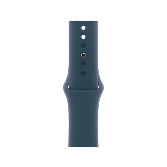 Б/У Смарт-часы Apple Watch 9 41mm Silver Aluminum Case with Storm Blue Sport Band (Идеальное) - цена, характеристики, отзывы, рассрочка, фото 3