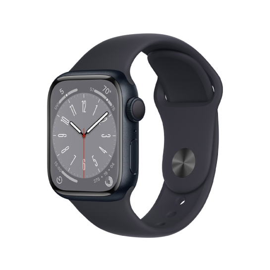 Apple Watch 8 41mm Midnight Aluminum Case with Midnight Sport Band CPO - цена, характеристики, отзывы, рассрочка, фото 1