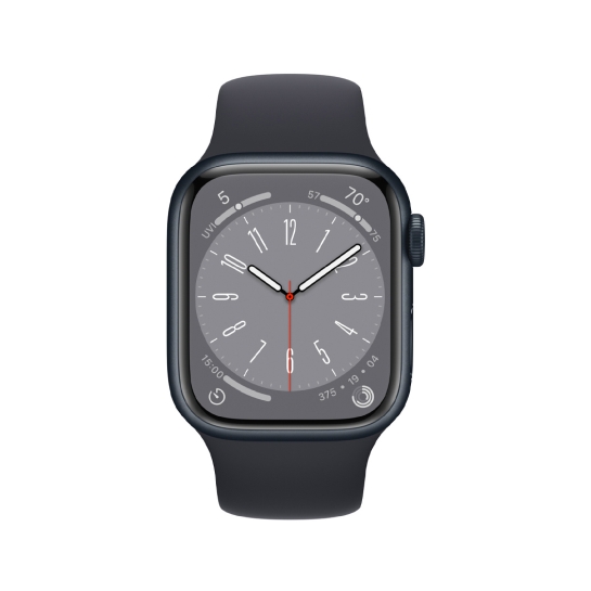 Apple Watch 8 41mm Midnight Aluminum Case with Midnight Sport Band CPO - цена, характеристики, отзывы, рассрочка, фото 2