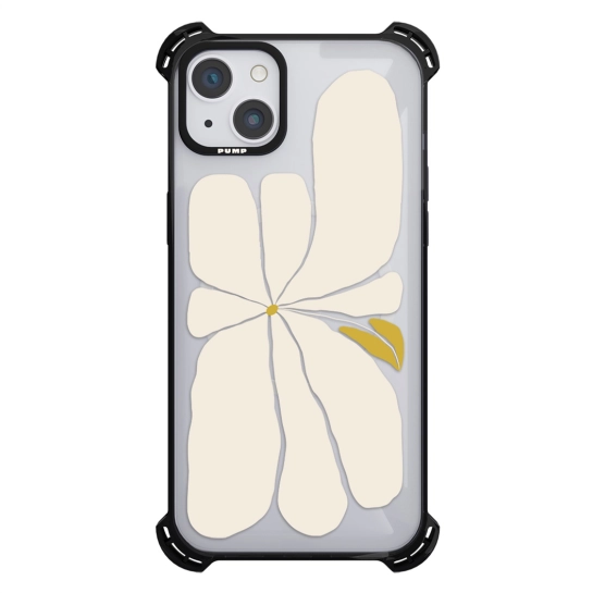 Чохол Pump Silicone Case 03 with MagSafe for iPhone 13 Clear/Black Kvadratna Kvitka