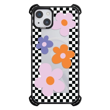 Чохол Pump Silicone Case 03 with MagSafe for iPhone 13 Clear/Black Kvity - цена, характеристики, отзывы, рассрочка, фото 1