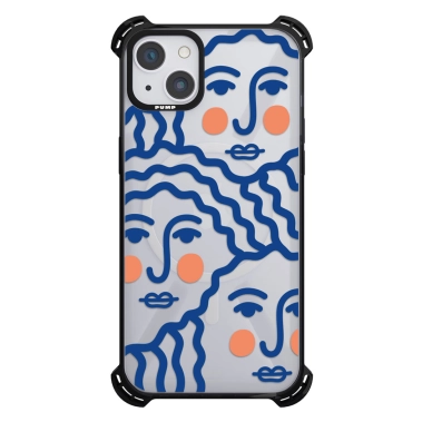 Чохол Pump Silicone Case 03 with MagSafe for iPhone 13 Clear/Black Blat har - цена, характеристики, отзывы, рассрочка, фото 1