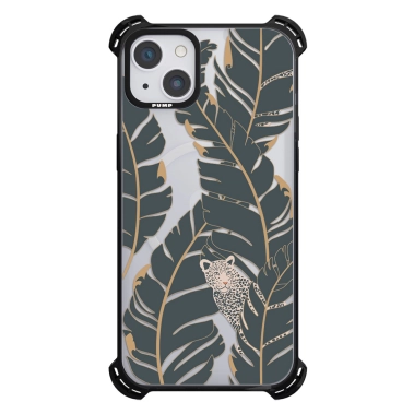 Чехол Pump Silicone Case 03 with MagSafe for iPhone 13 Clear/Black Tygr - цена, характеристики, отзывы, рассрочка, фото 1