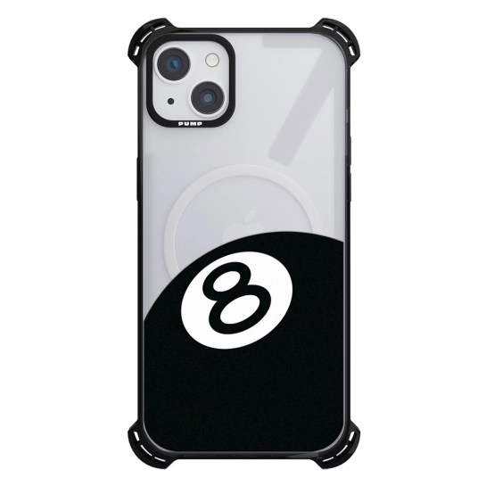 Чохол Pump Silicone Case 03 with MagSafe for iPhone 13 Clear/Black Eight