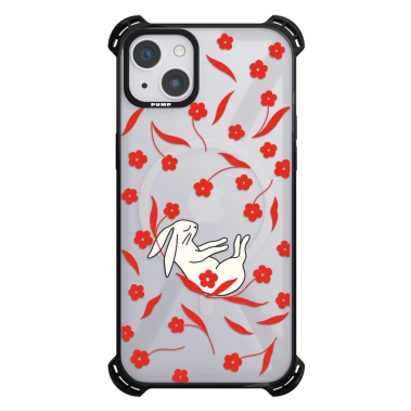 Чохол Pump Silicone Case 03 with MagSafe for iPhone 13 Clear/Black Krolyk - цена, характеристики, отзывы, рассрочка, фото 1