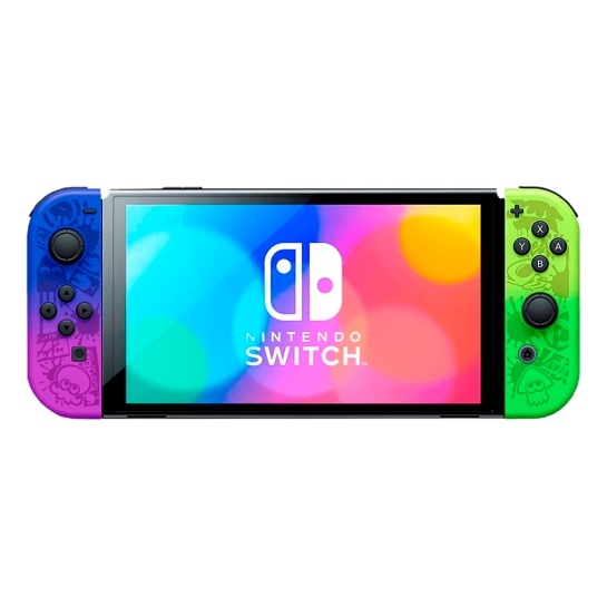 Ігрова консоль Nintendo Switch OLED Model Splatoon 3 Edition - ціна, характеристики, відгуки, розстрочка, фото 1