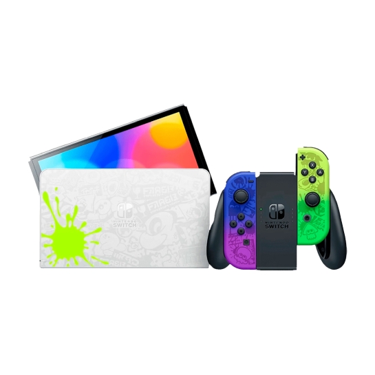 Игровая консоль Nintendo Switch OLED Model Splatoon 3 Edition - цена, характеристики, отзывы, рассрочка, фото 3
