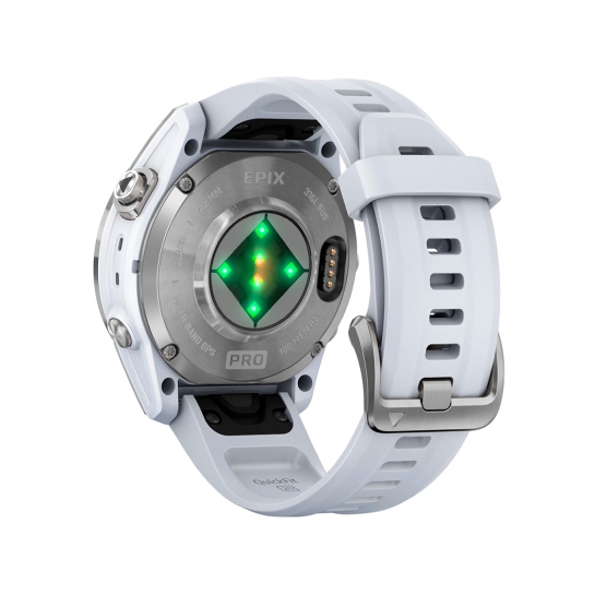 Смарт-годинник Garmin Epix Pro Gen 2 Standard Edition Silver with Whitestone Band - ціна, характеристики, відгуки, розстрочка, фото 5