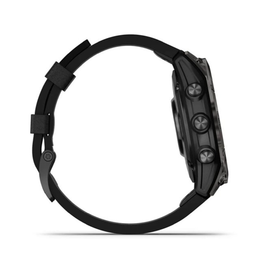 Смарт-часы Garmin Epix Pro Gen 2 Sapphire Edition Carbon Grey DLC Titanium with Black Leather band - цена, характеристики, отзывы, рассрочка, фото 5
