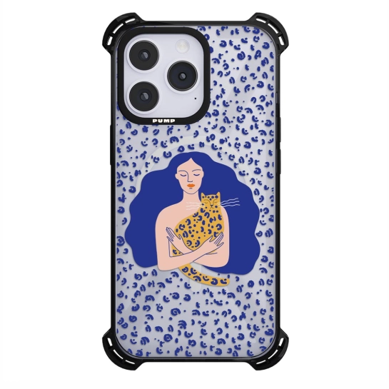 Чехол Pump Silicone Case 03 with MagSafe for iPhone 14 Pro Clear/Black Zhinka kit