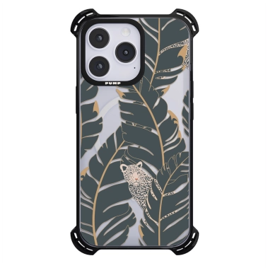 Чохол Pump Silicone Case 03 with MagSafe for iPhone 14 Pro Clear/Black Tygr - цена, характеристики, отзывы, рассрочка, фото 1