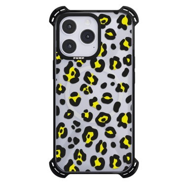 Чохол Pump Silicone Case 03 with MagSafe for iPhone 14 Pro Clear/Black Leopattern - цена, характеристики, отзывы, рассрочка, фото 1