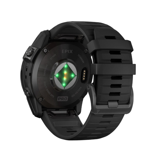 Смарт-часы Garmin Epix Pro Gen 2 Sapphire Edition Carbon Grey DLC Titanium with Black Band - цена, характеристики, отзывы, рассрочка, фото 2
