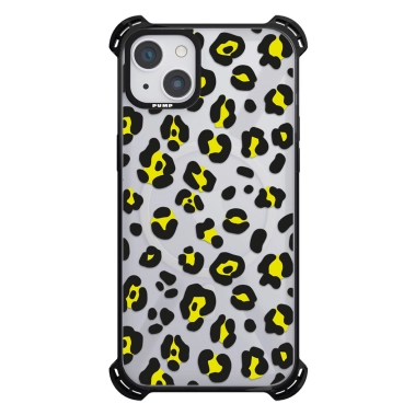 Чохол Pump Silicone Case 03 with MagSafe for iPhone 13 Clear/Black Leopattern - цена, характеристики, отзывы, рассрочка, фото 1